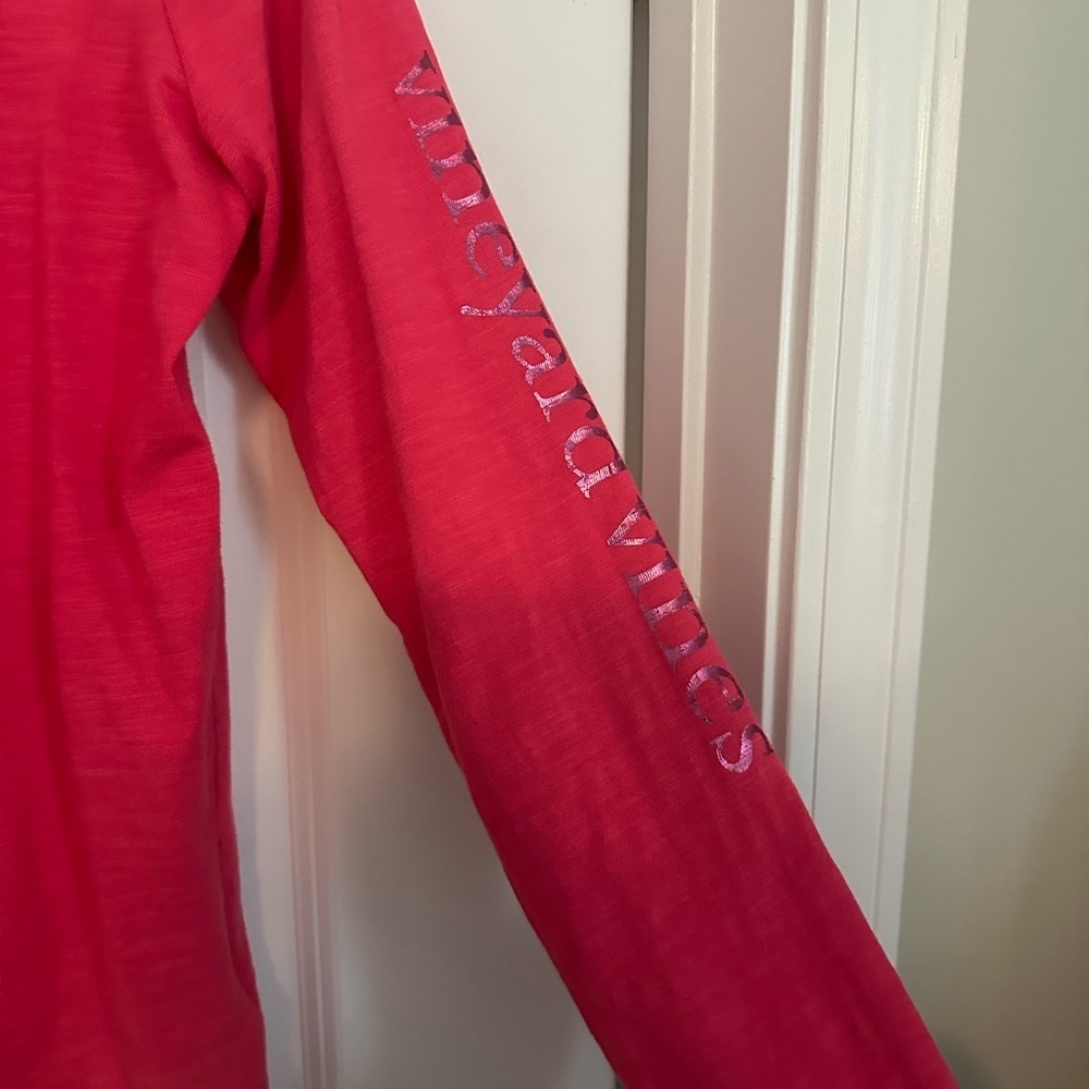 Vineyard Vines Classic Pink Tee - Picture 2 of 5